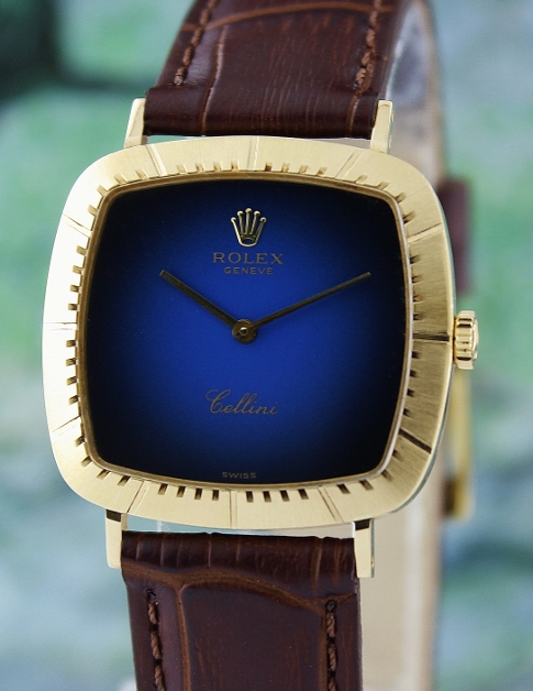(image for) A ROLEX 18K YELLOW GOLD MEN SIZE CELLINI WATCH / 4804